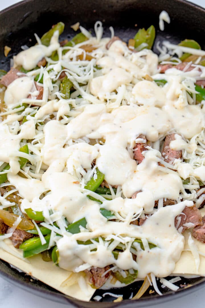 Steak and Cheese Lasagna Recipe We are not Martha