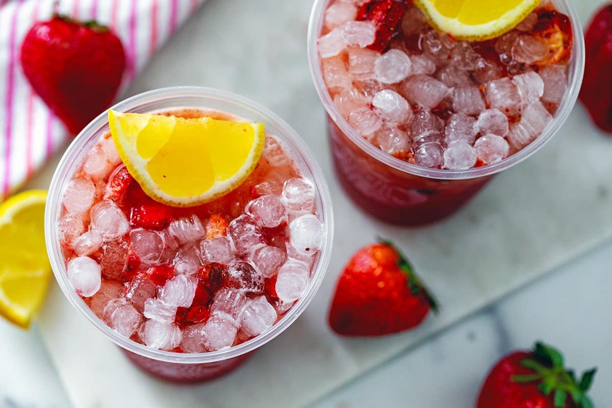 Strawberry Acai Lemonade Recipe We are not Martha