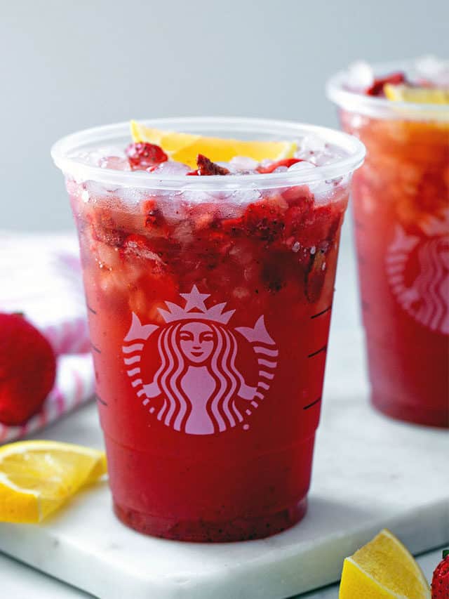 Strawberry Acai Lemonade {Starbucks Copycat}