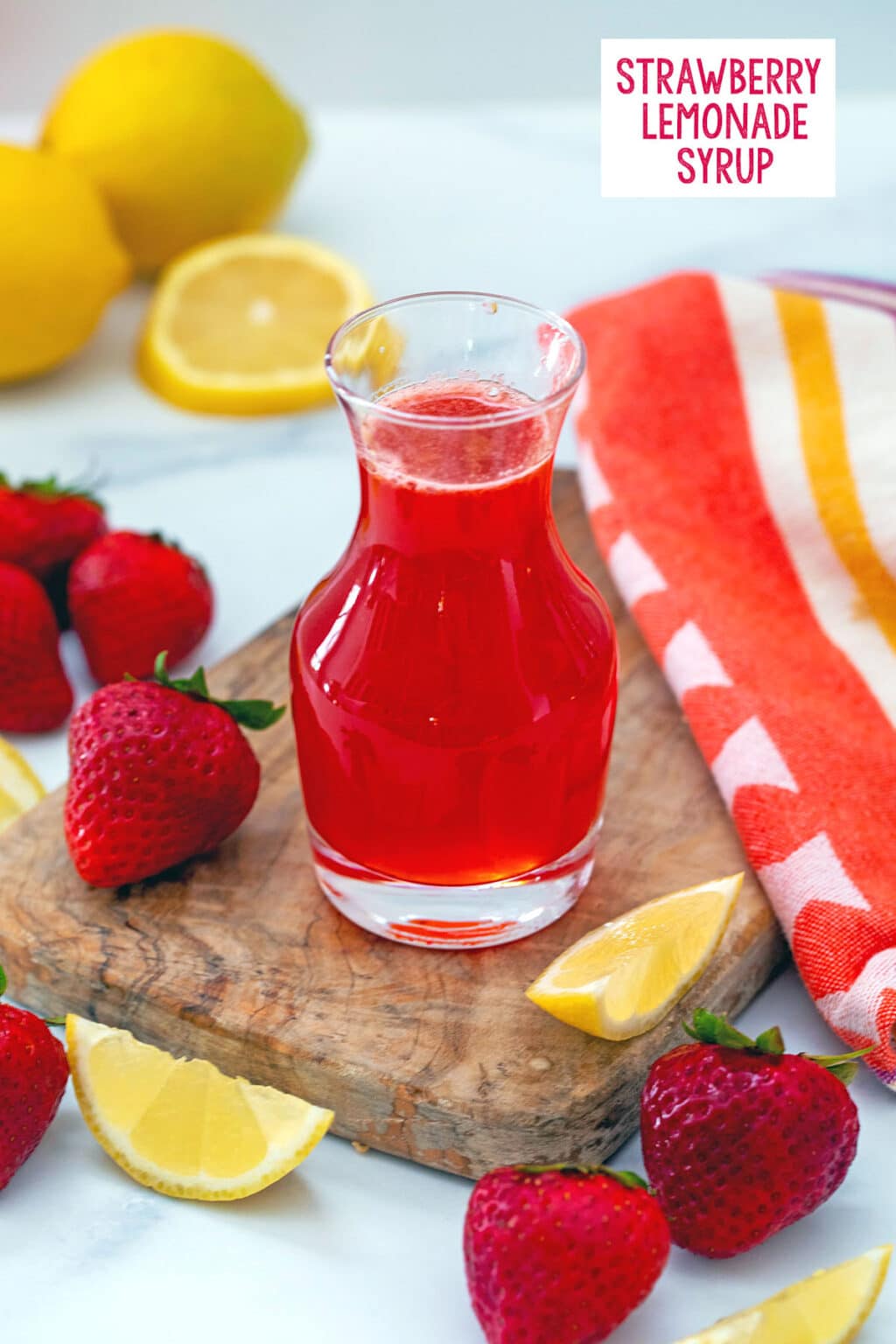 Strawberry Lemonade Syrup Recipe We are not Martha