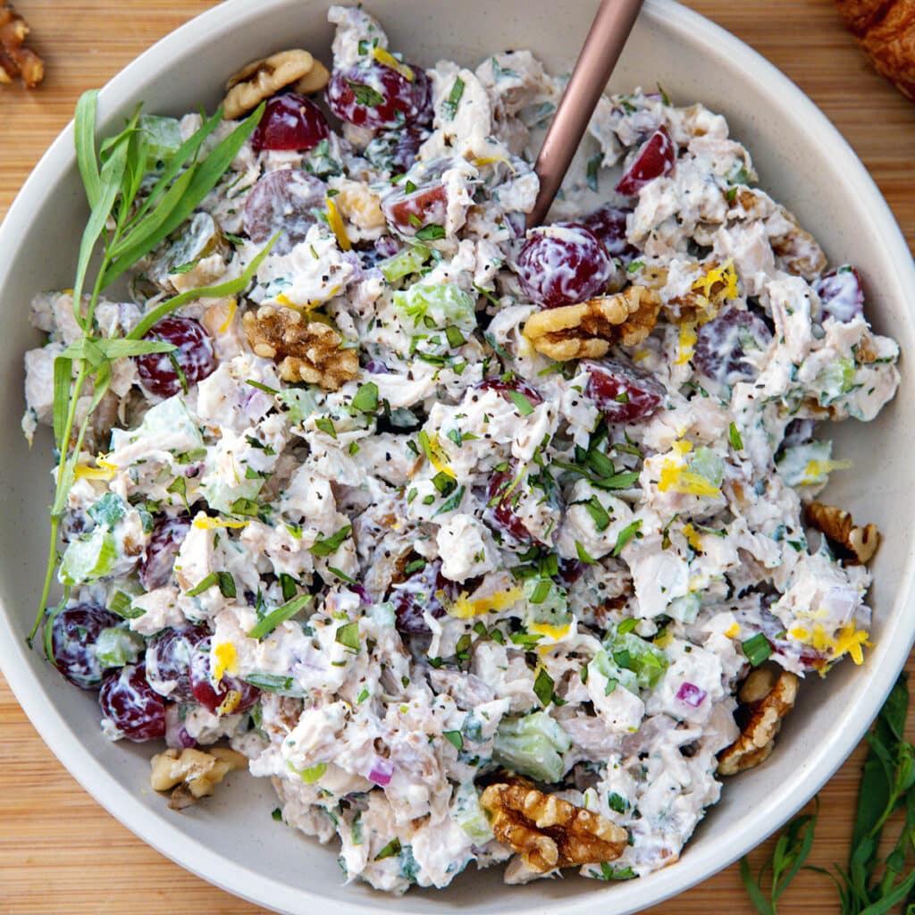 Tarragon Chicken Salad Recipe - We are not Martha